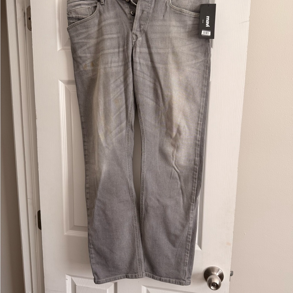 Mavi- Mens Gray Washed Jeans -